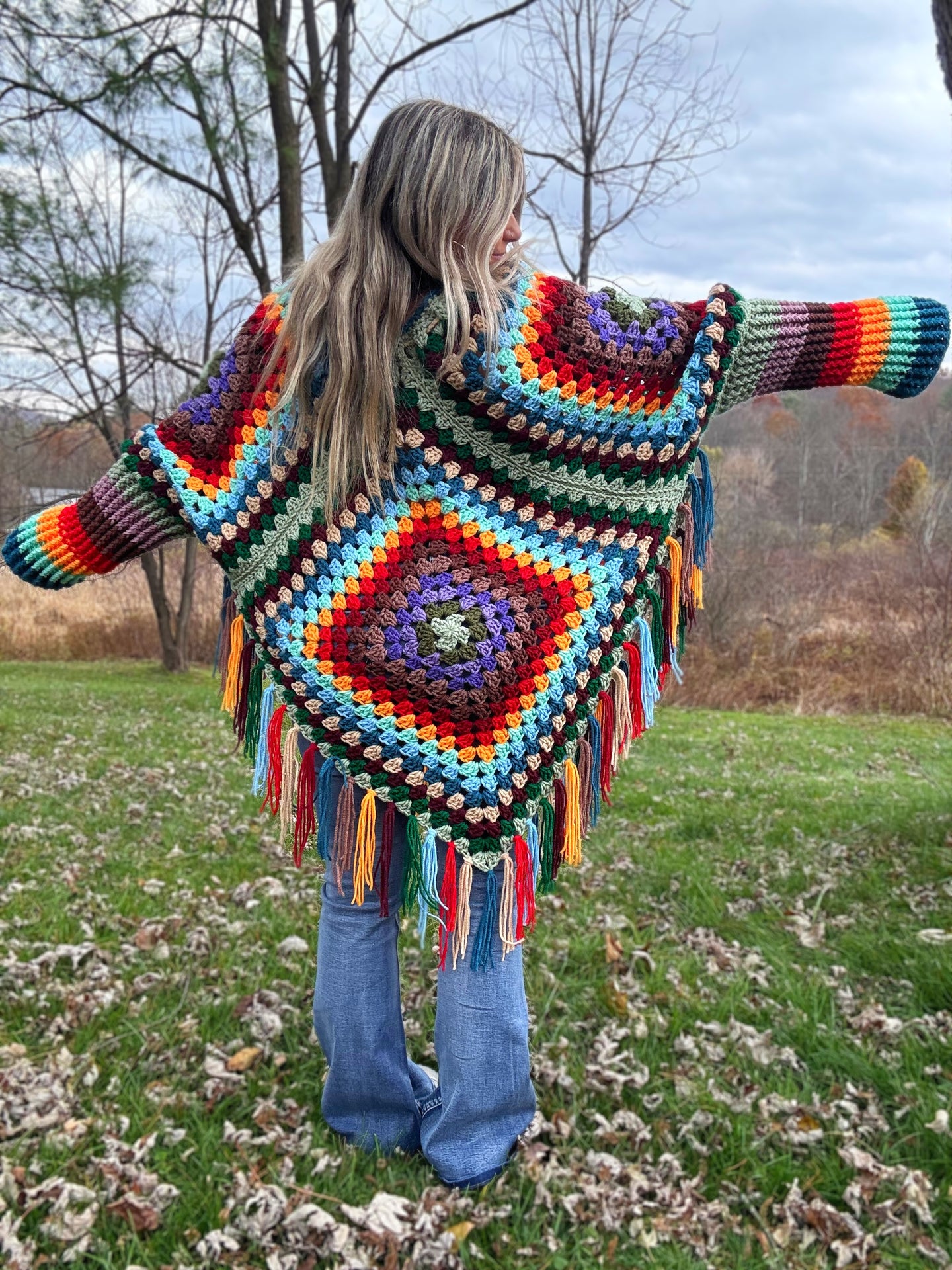 Custom Sweater Poncho (2XL)