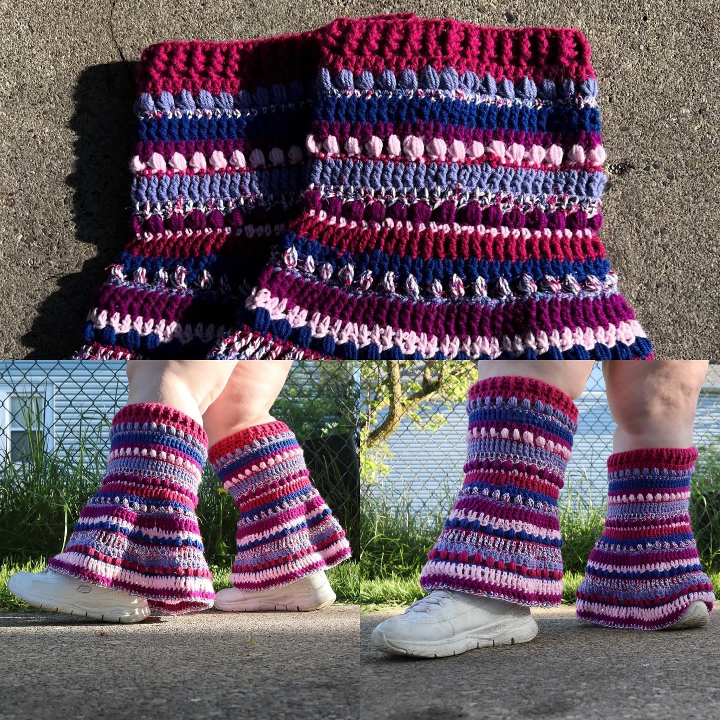 Solar Flares - Leg Warmer Pattern