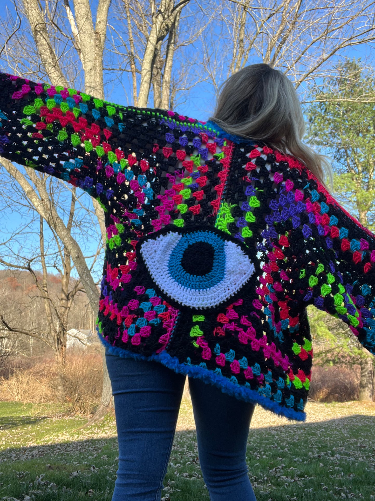 Oversized Third Eye Cardigan