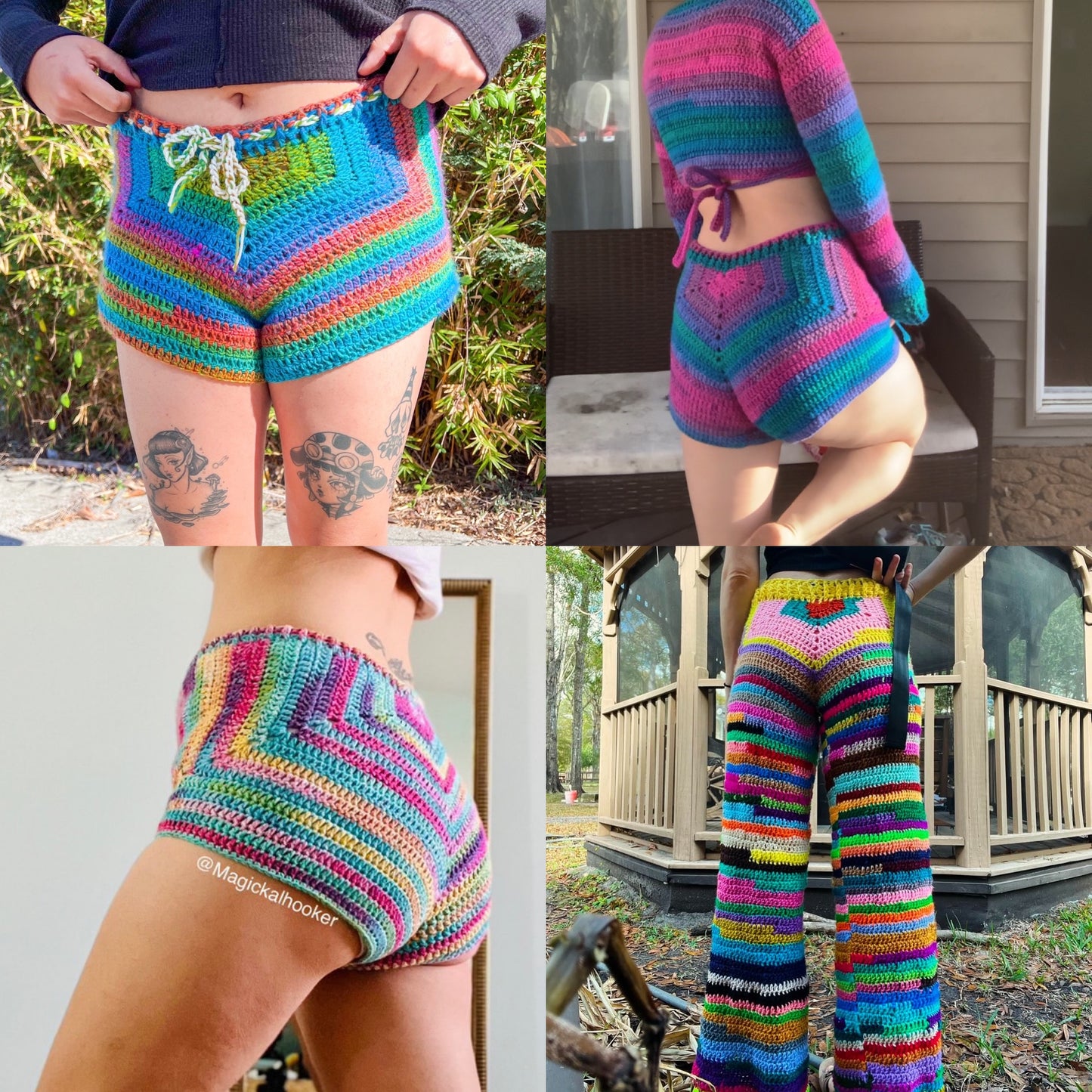 The Kaleidoscope Hot Pants Pattern