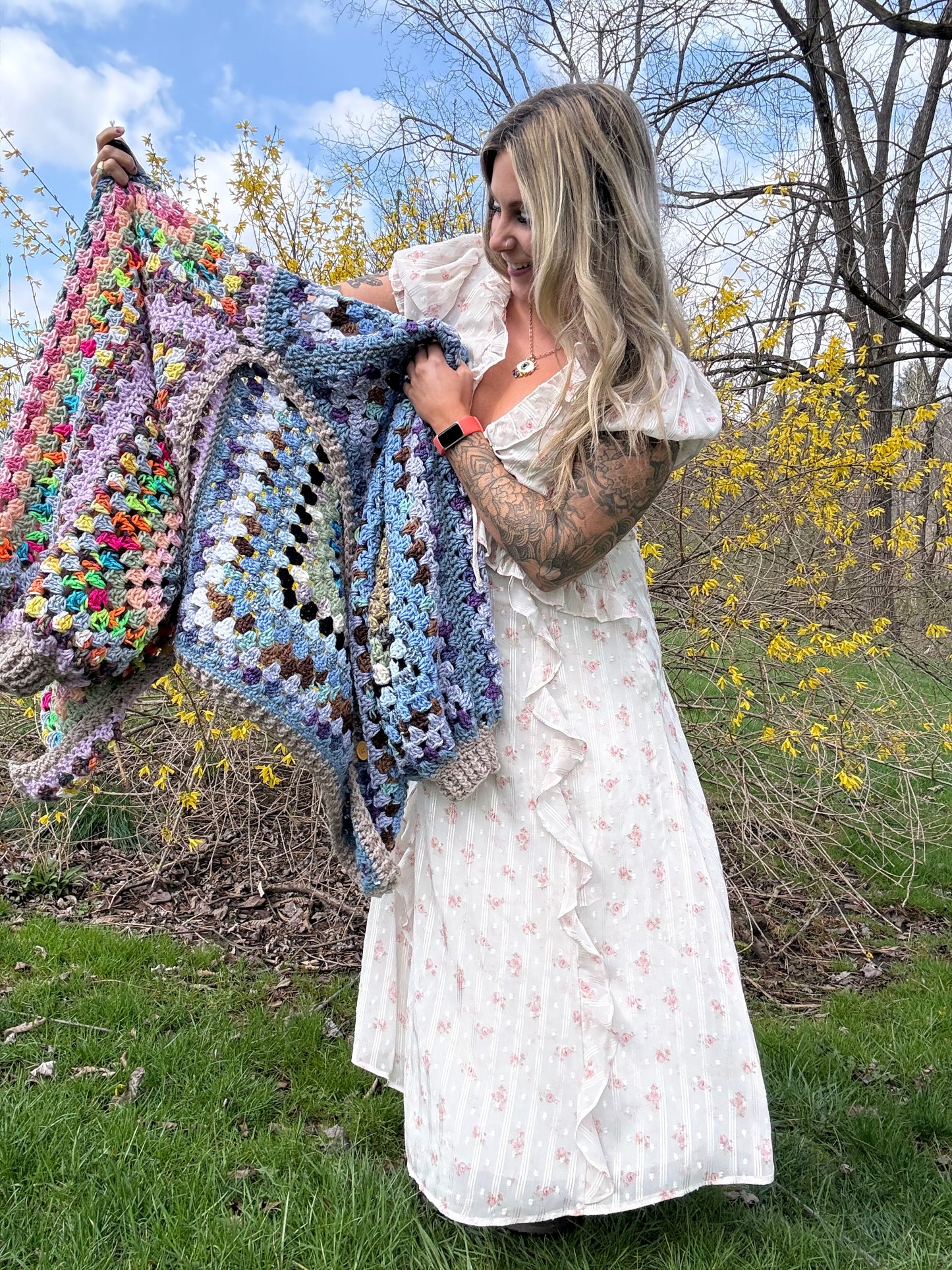 Oversized Scrap Cardigan