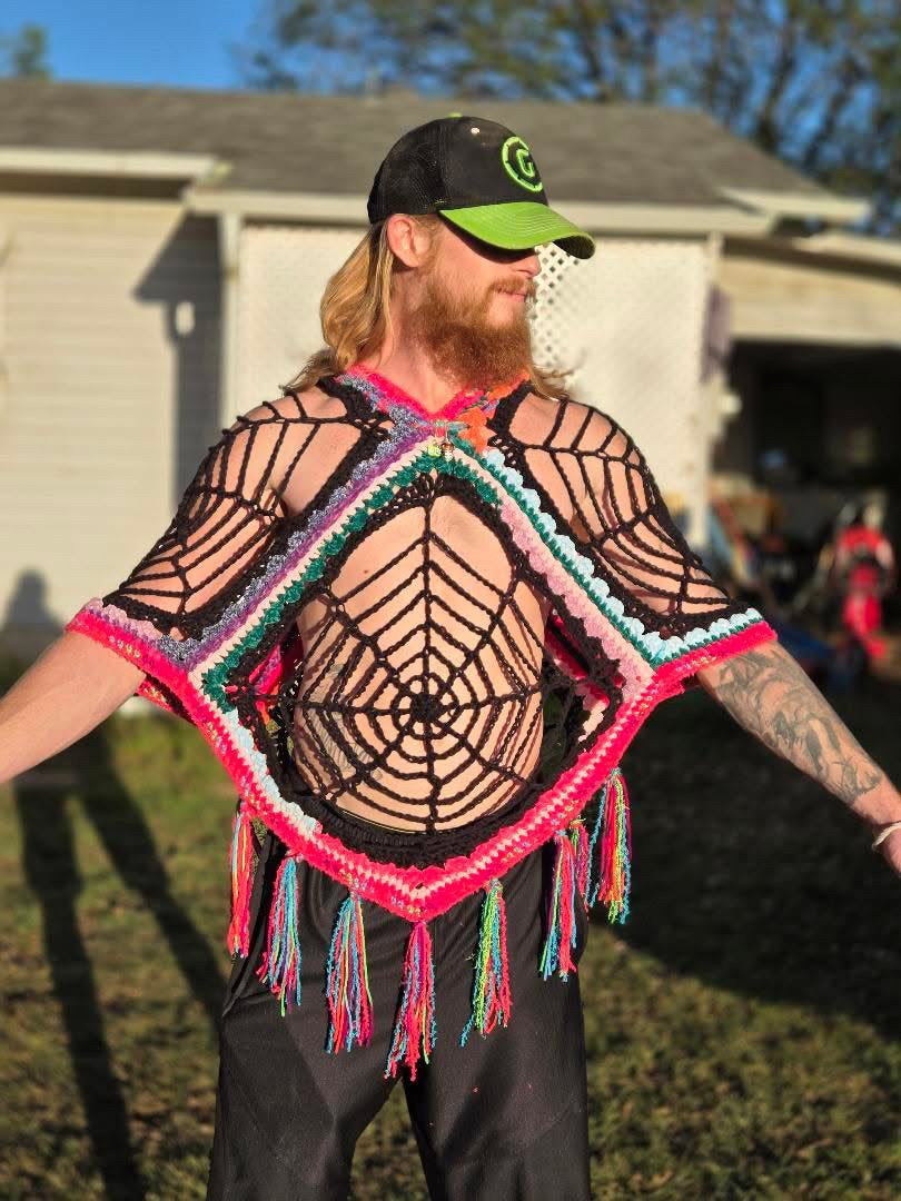 Spiderweb Poncho Pattern