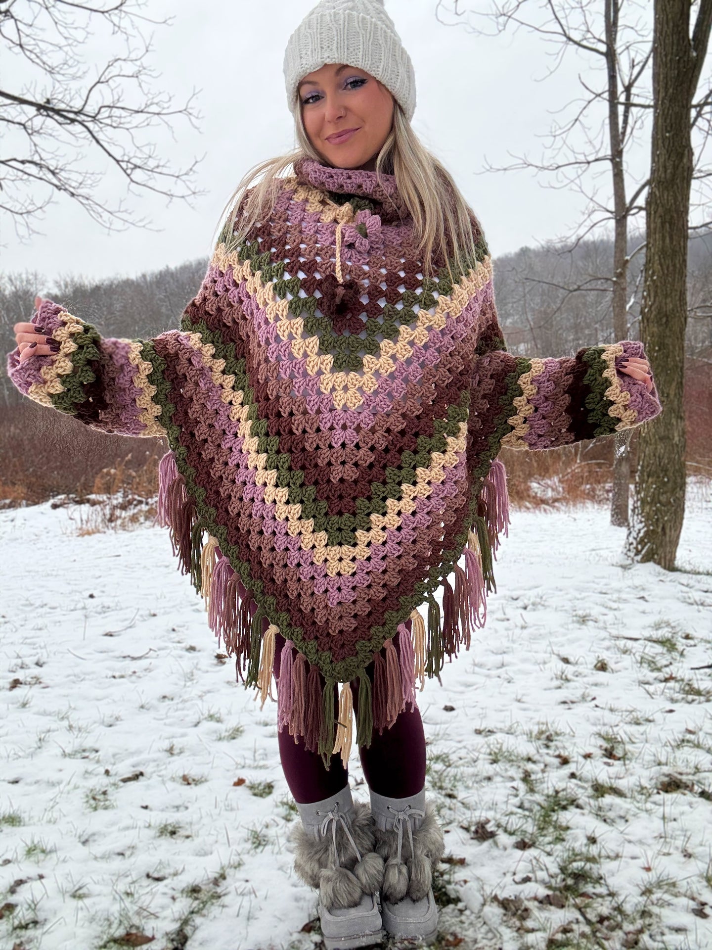 Top Down Poncho Sweater Pattern