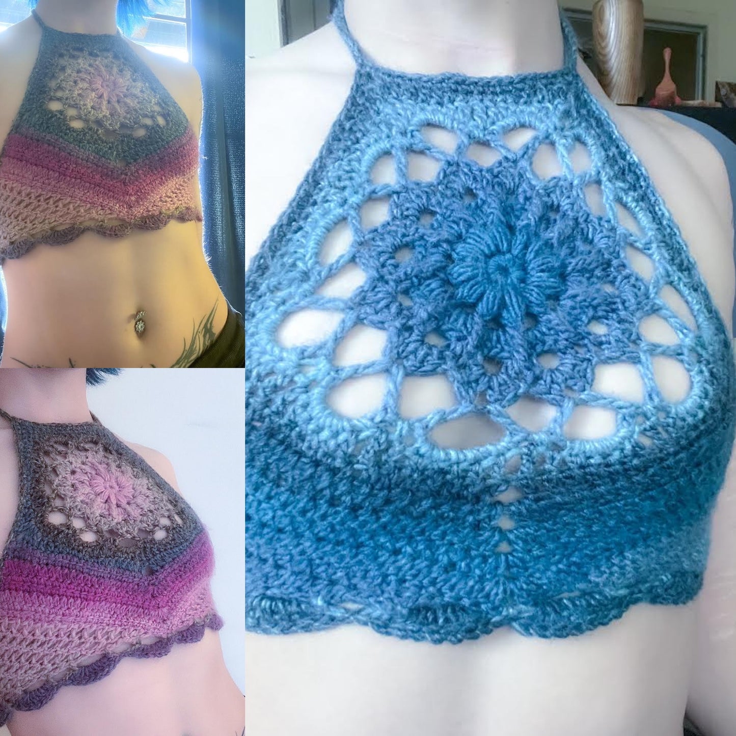 The StarFlower Halter Top Pattern