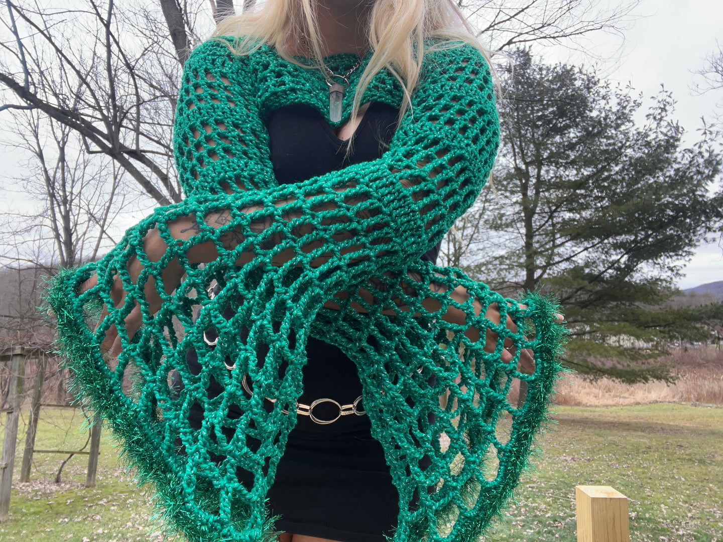 XS/S Discounted Bell Sleeve Shrug