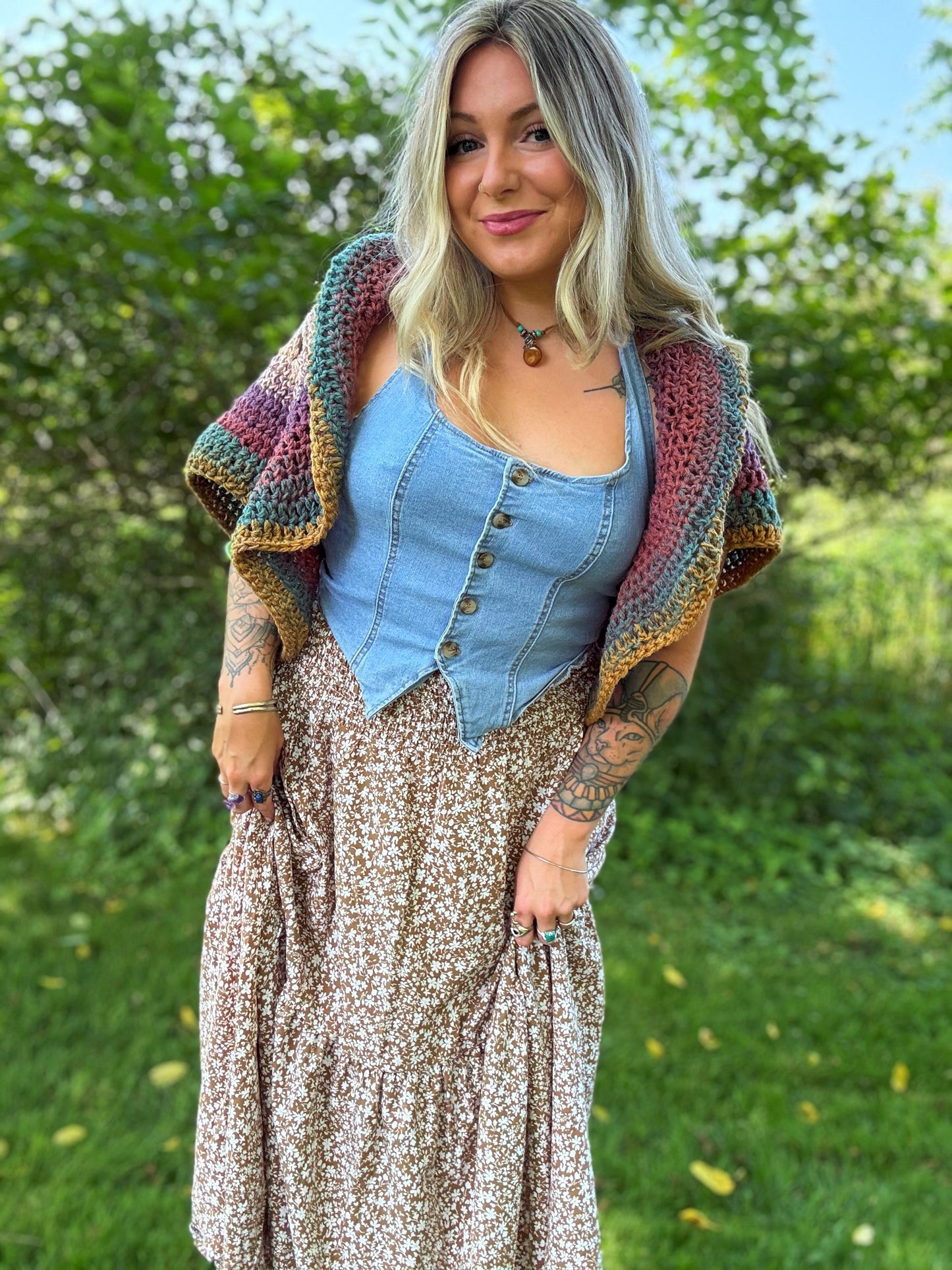 XS-M Flower of Life Shrug