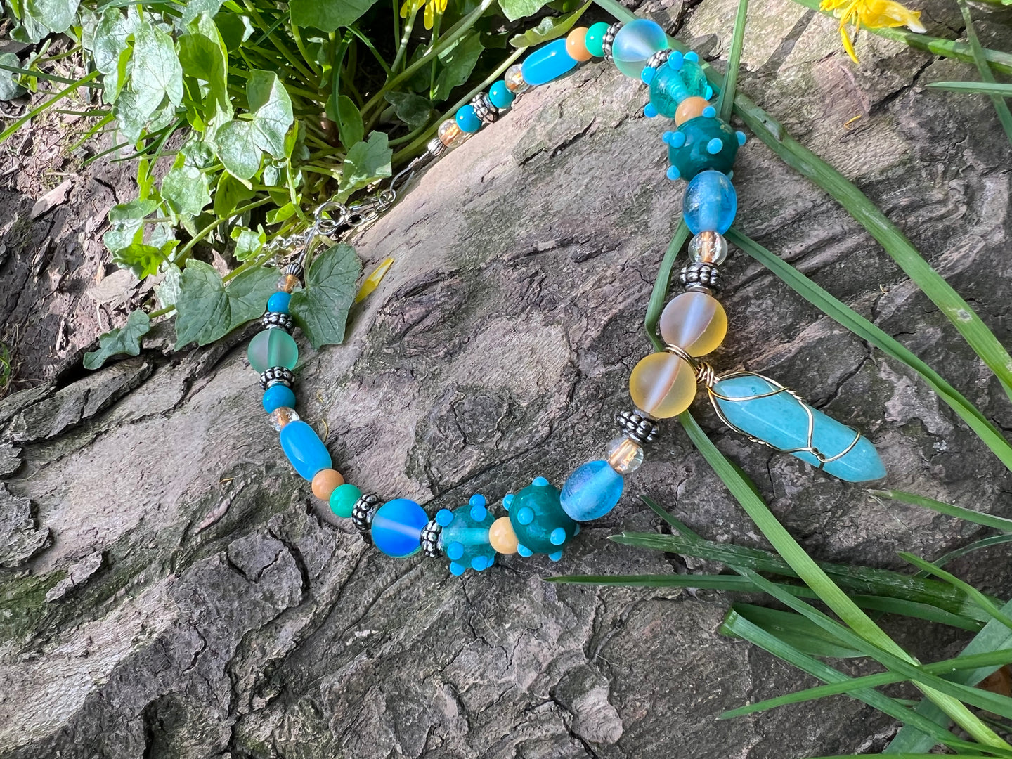 The Aqua Queen Choker 12-16”