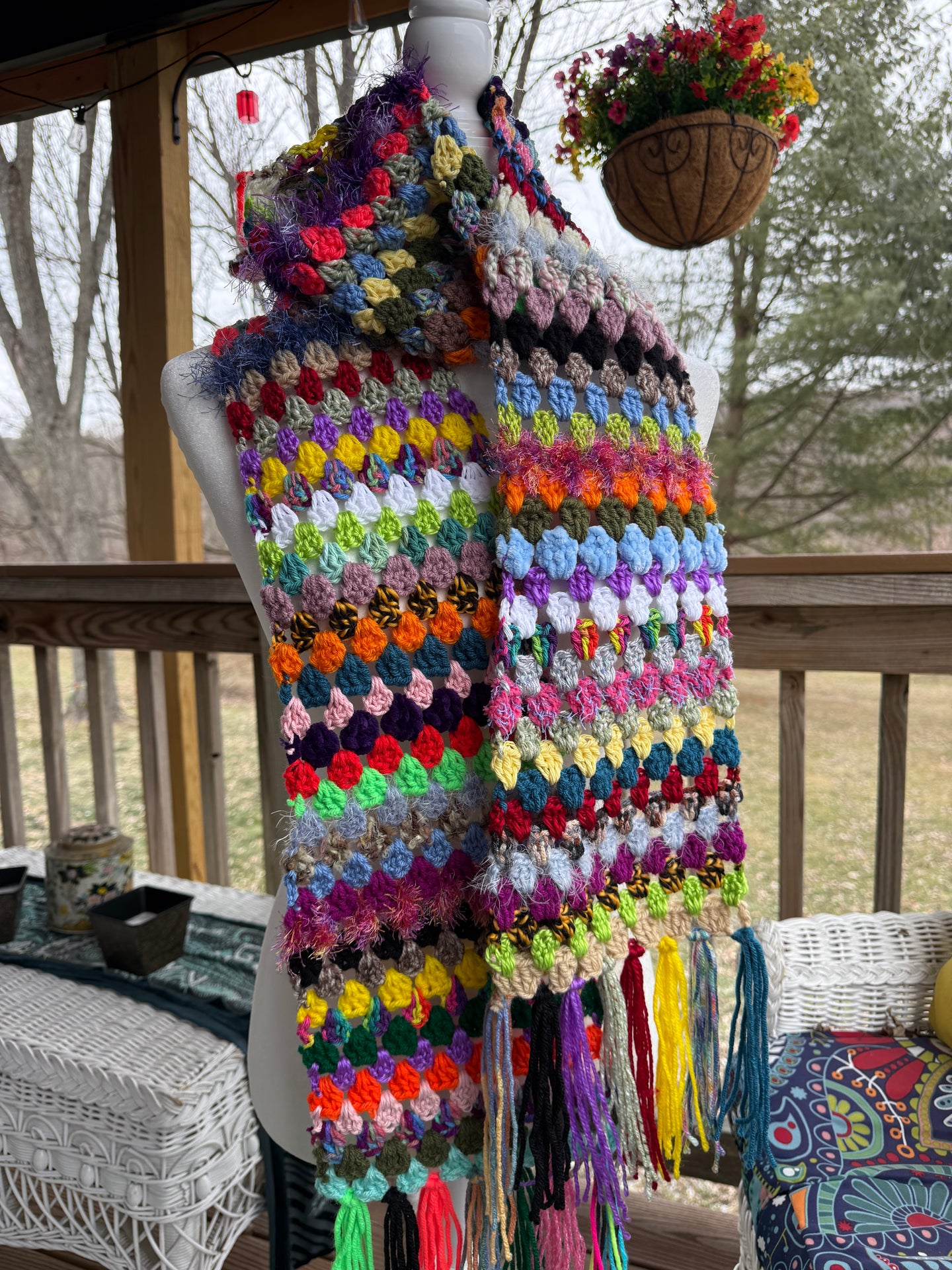 2 Custom Scrap Scarves