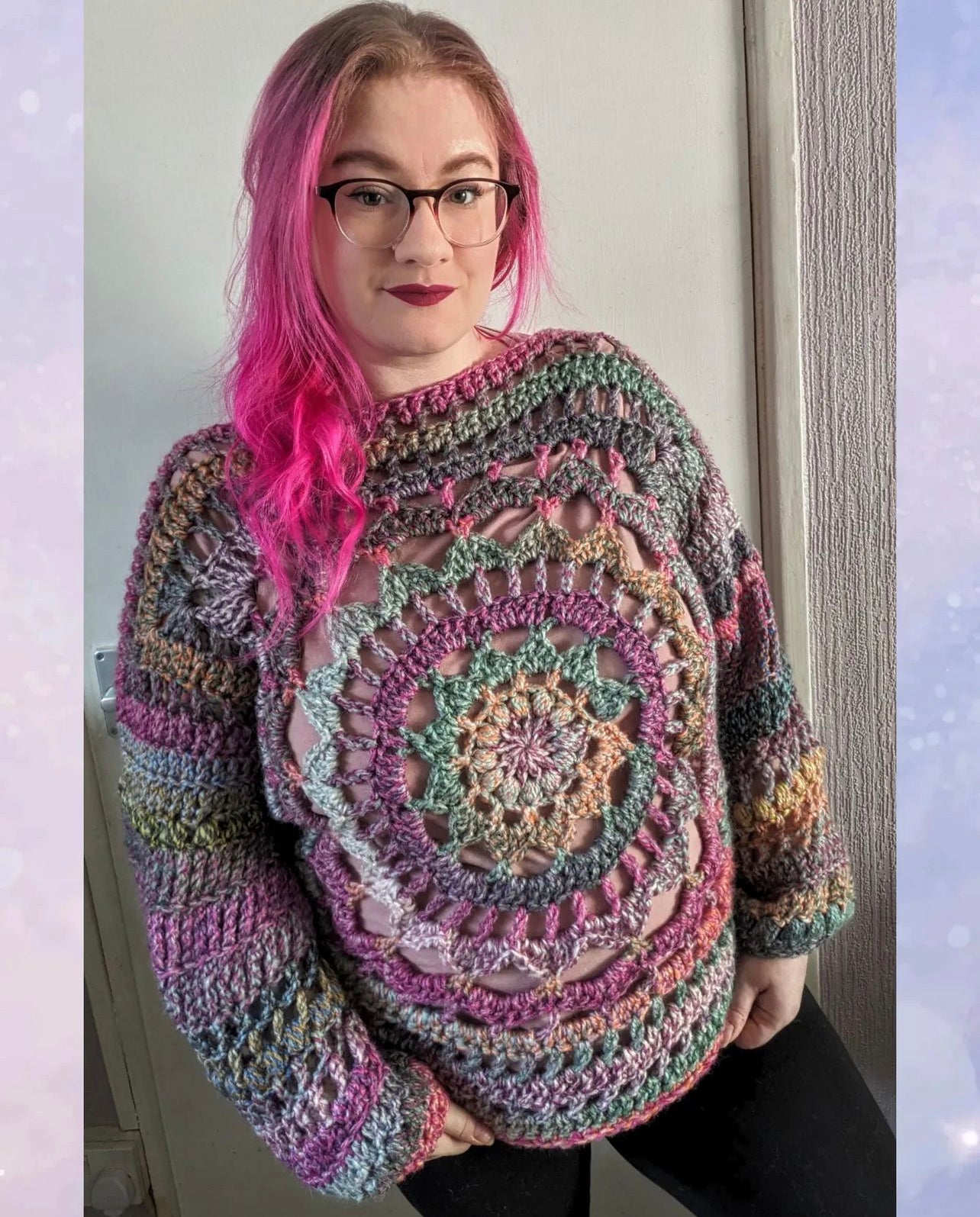 Mandala Effect Sweater Pattern