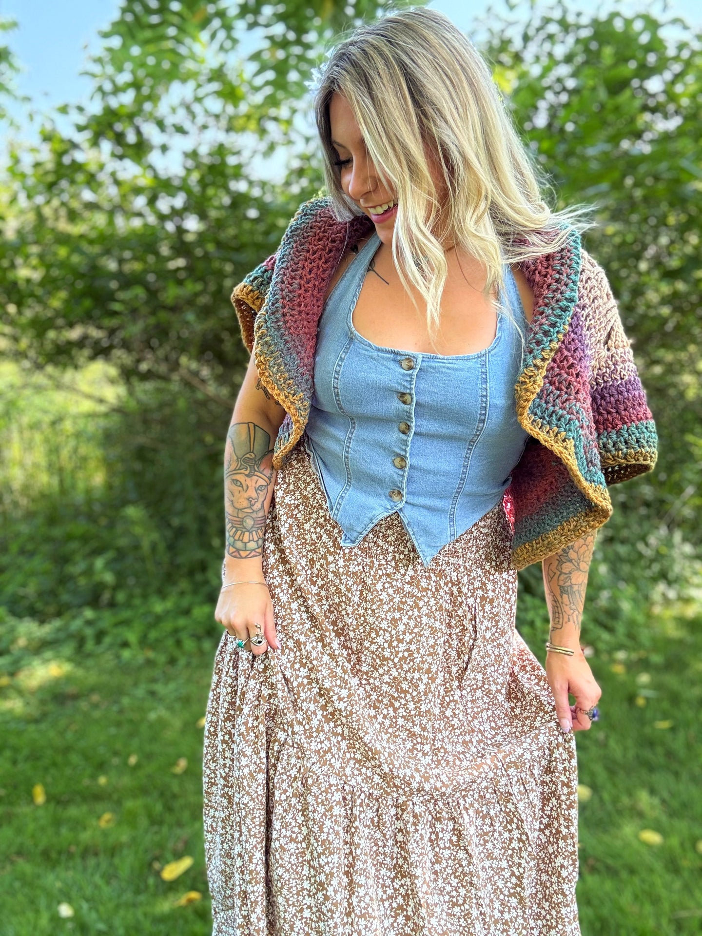 XS-M Flower of Life Shrug
