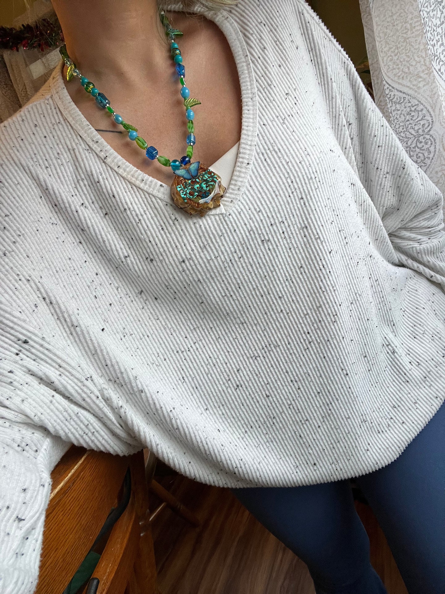 Electric Forest Pinecone Necklace 20-23”