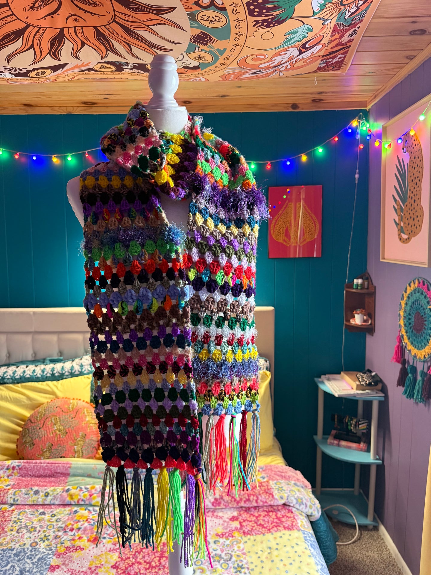 2 Custom Scrap Scarves