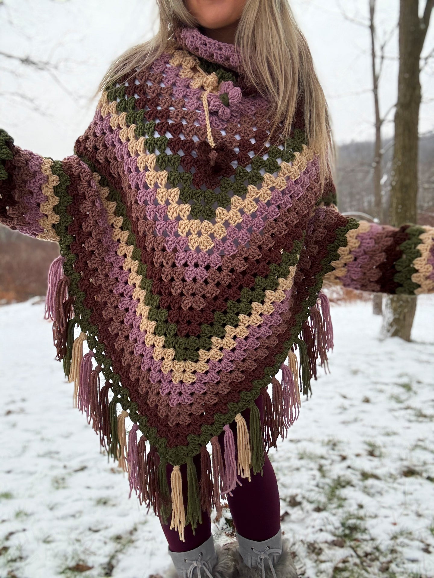 Top Down Poncho Sweater Pattern
