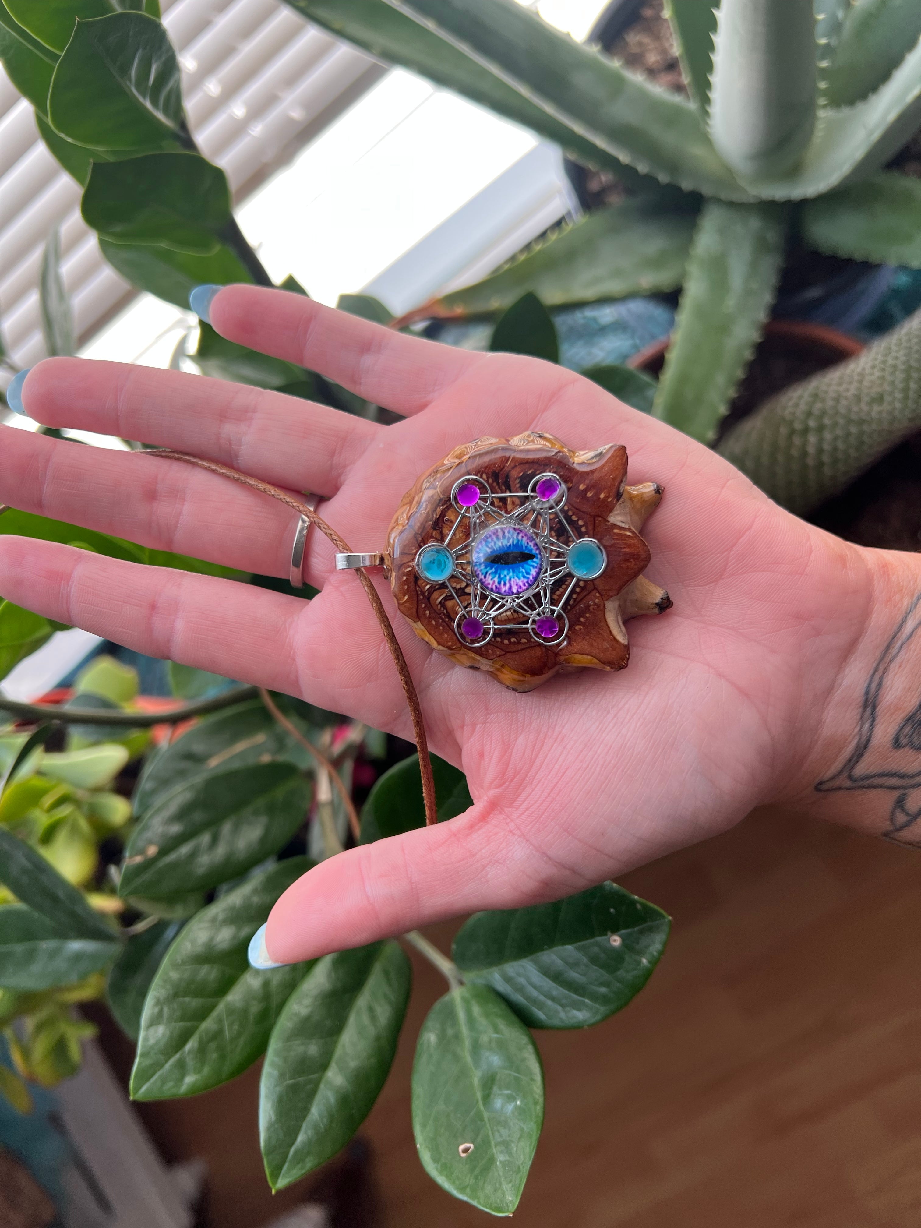 Thirdeye Pinecone Solar Quartz Pendant offers