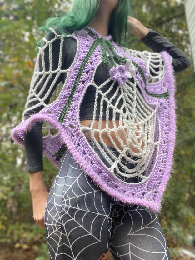 Spiderweb Poncho Pattern
