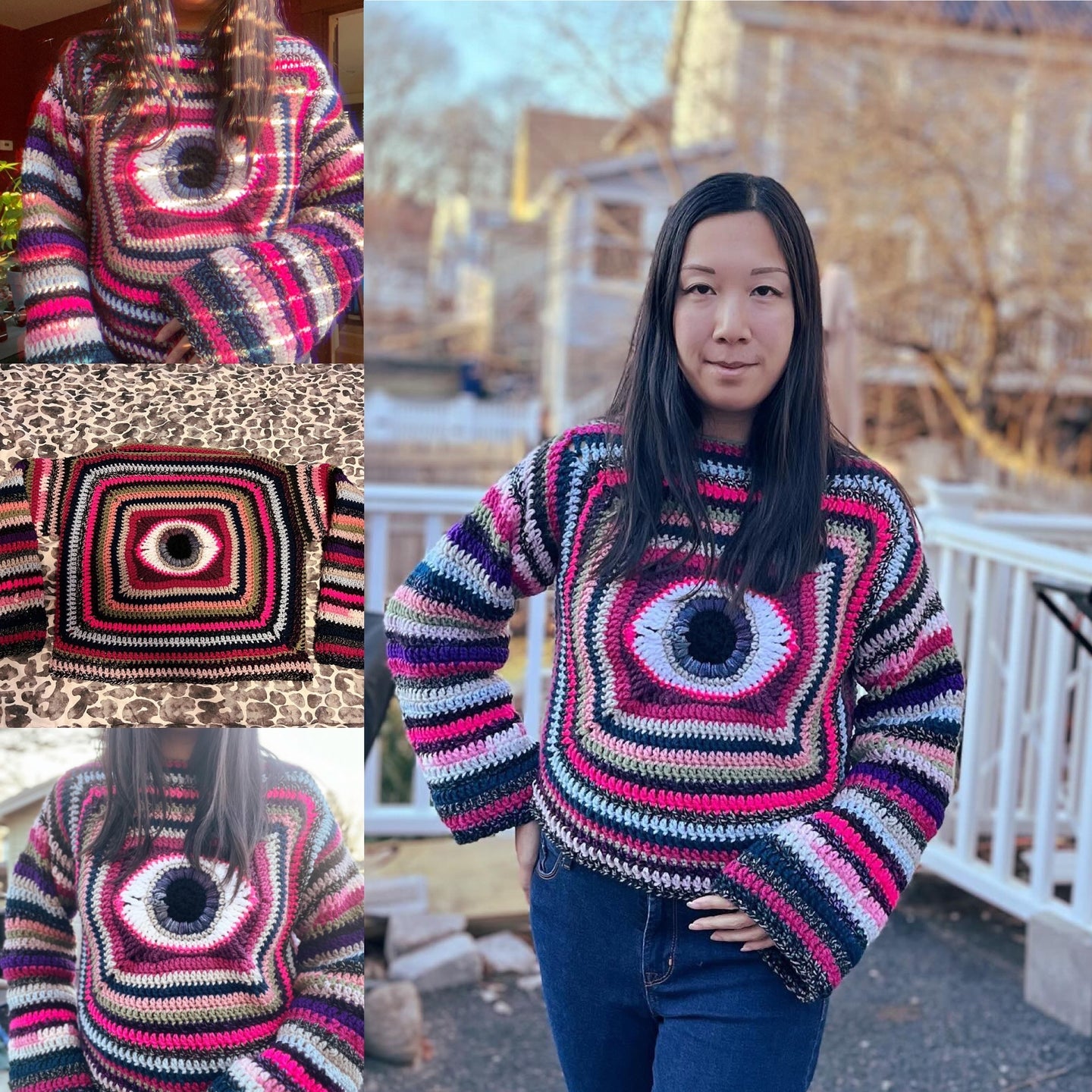 The Eye Candy Sweater - PDF Digital Download Pattern