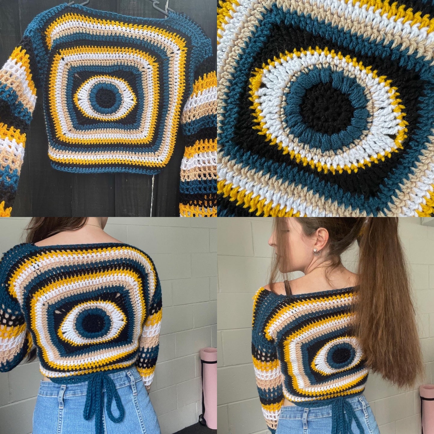 The Eye Candy Sweater - PDF Digital Download Pattern