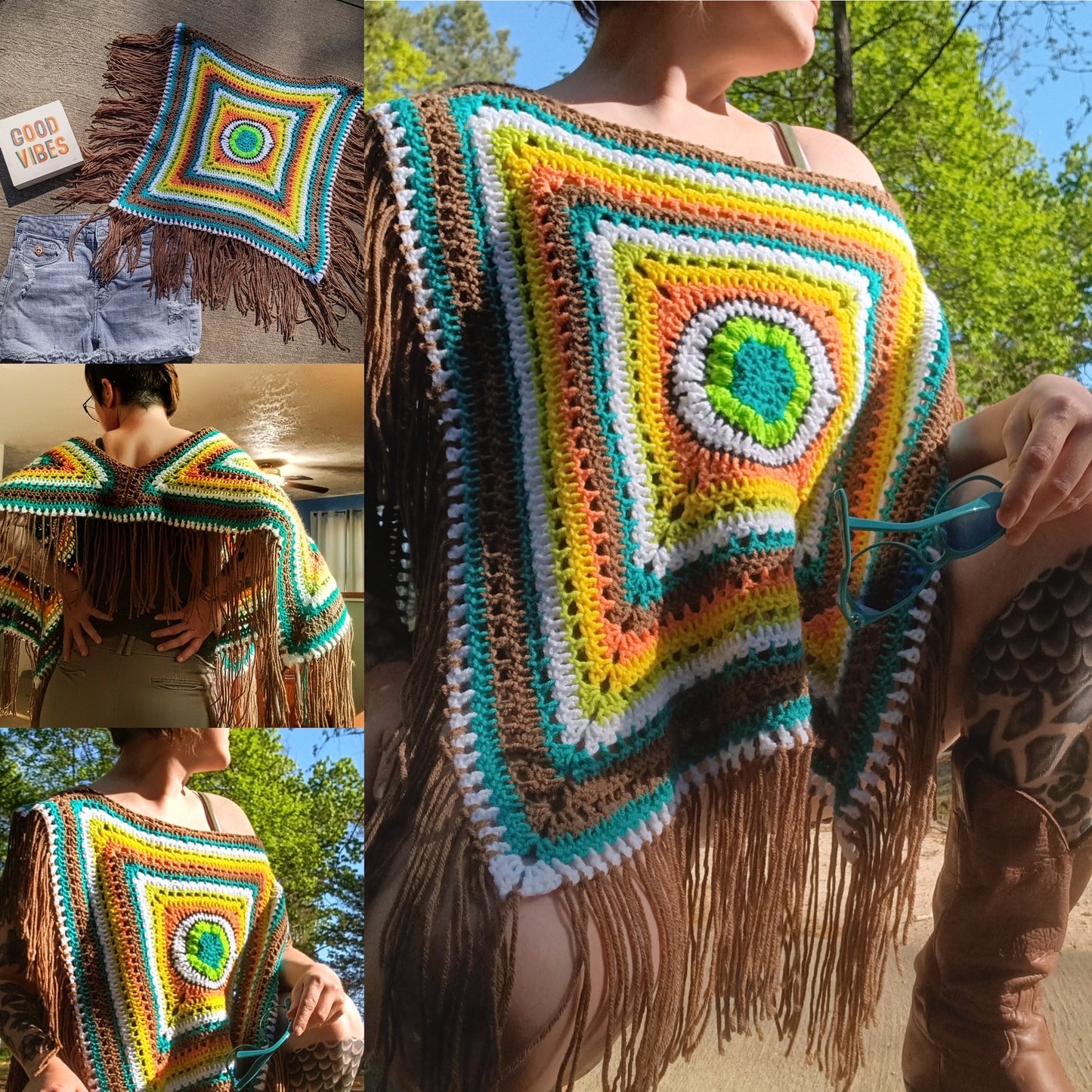 The Optic Nervana Poncho Pattern