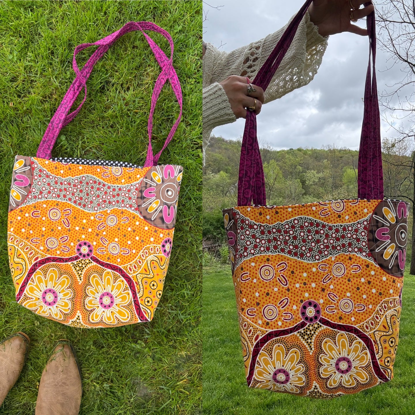 Large Polka Tote