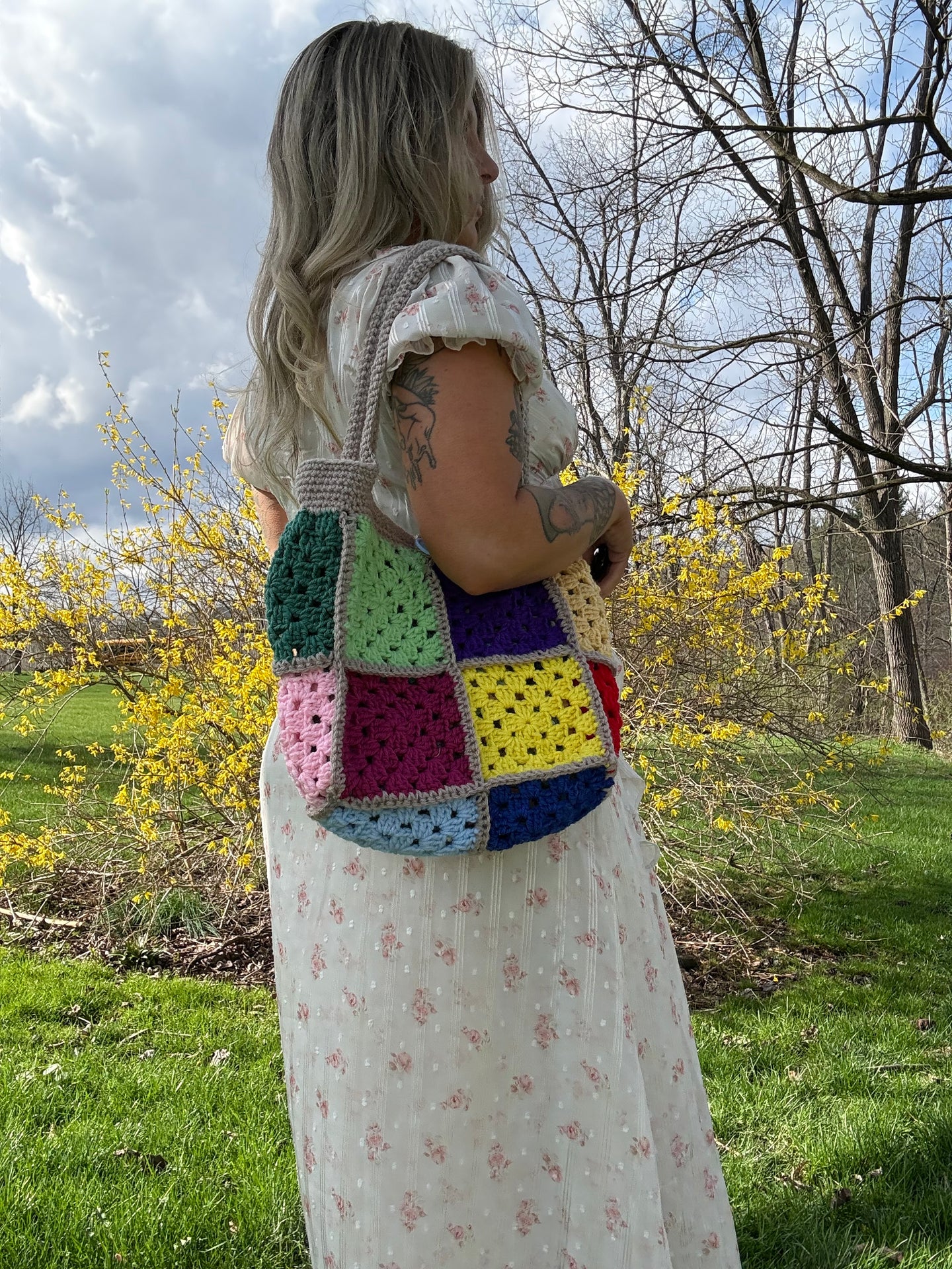 Patchwork Purse with Liner