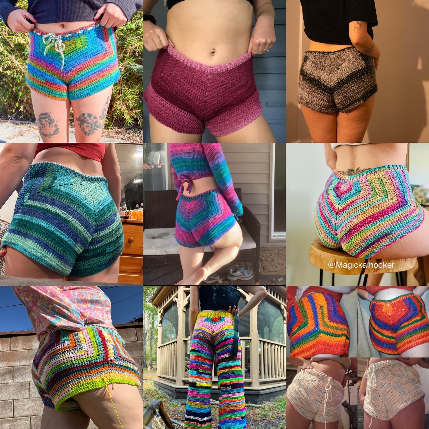 The Kaleidoscope Hot Pants Pattern