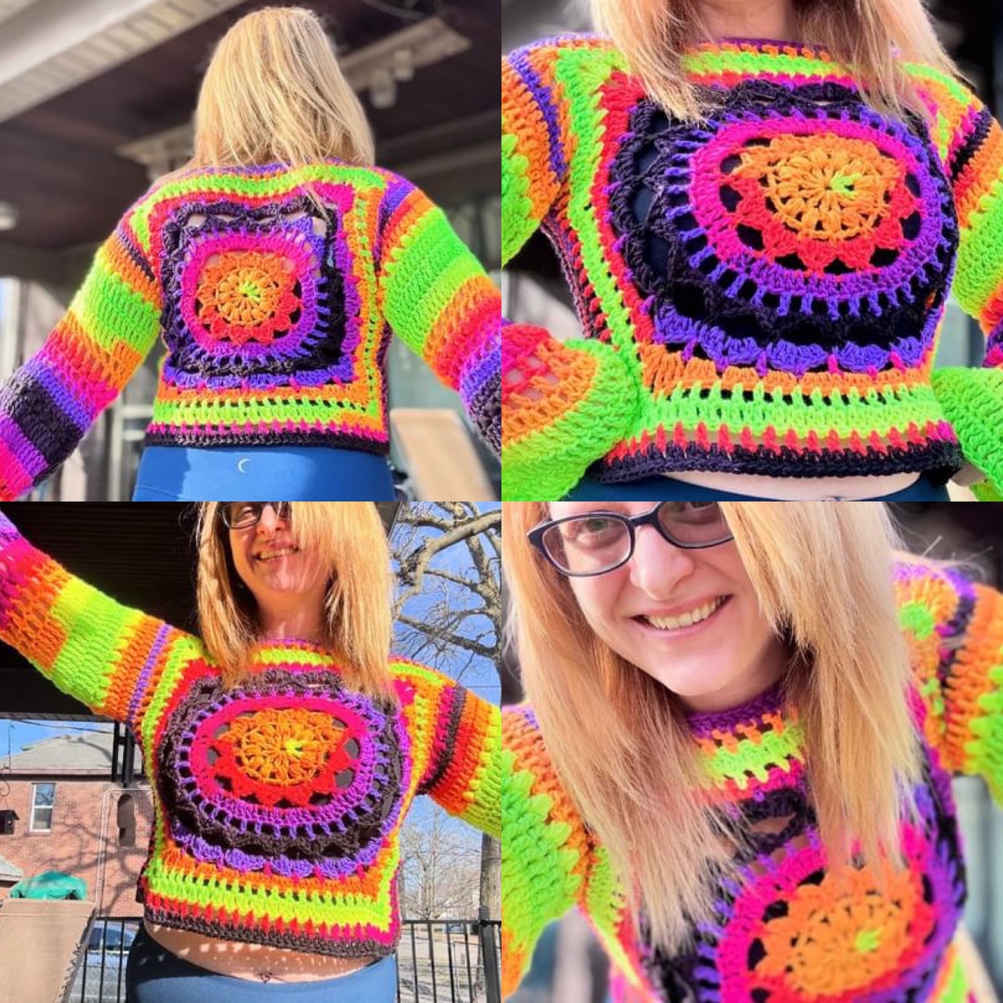 Mandala Effect Sweater Pattern