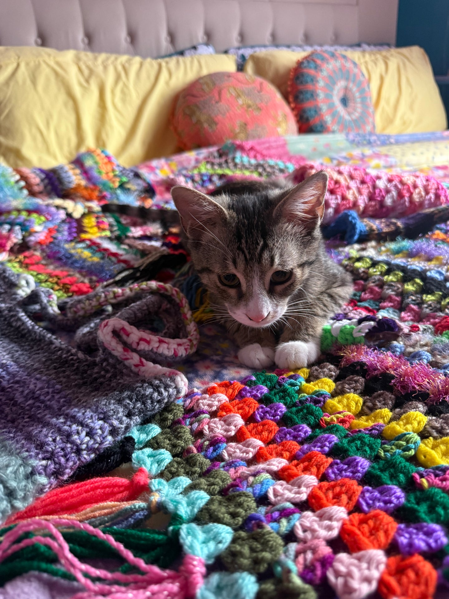 2 Custom Scrap Scarves
