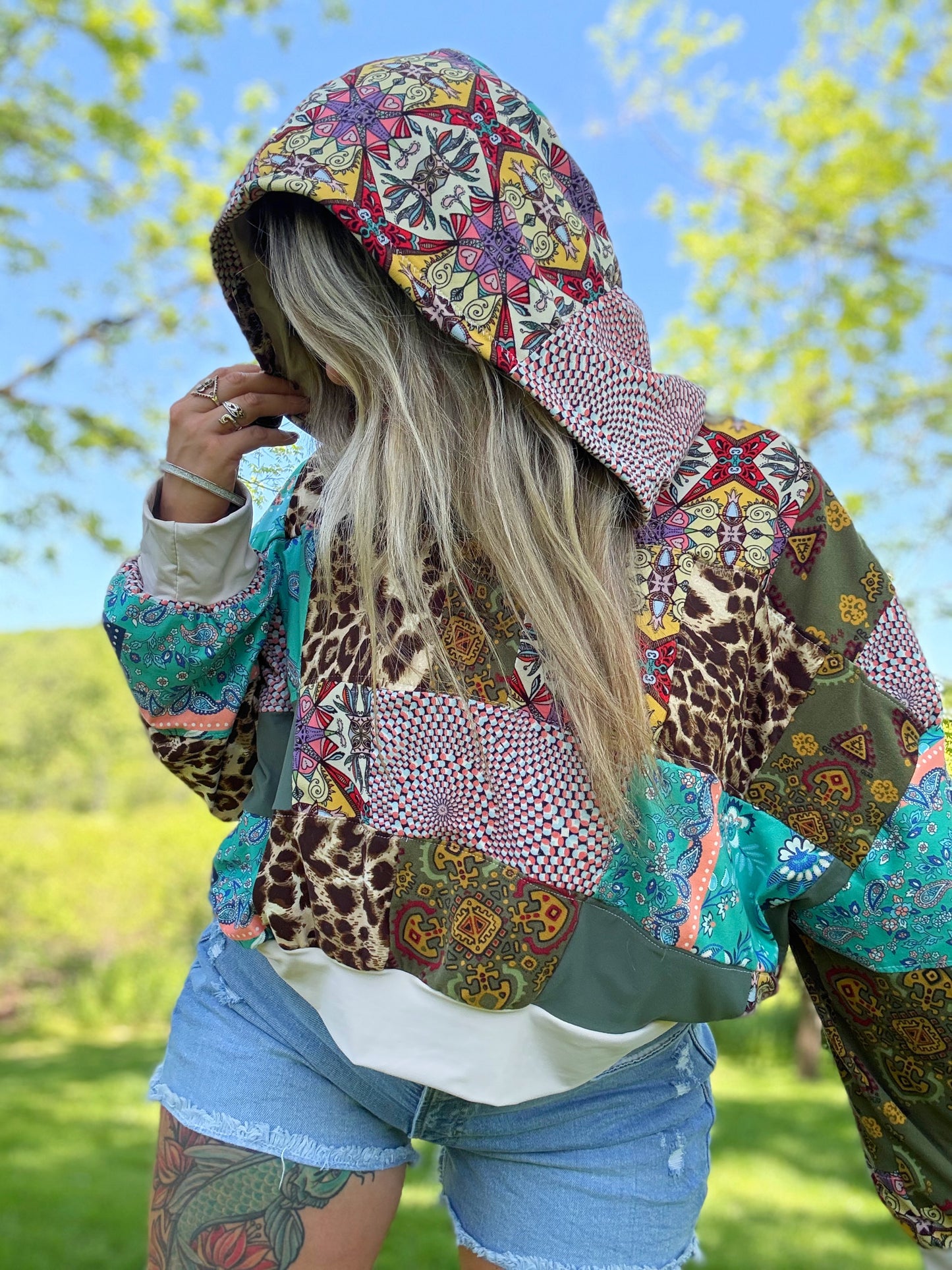 Jungle Cat Hoodie (L/XL)