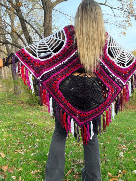 Spiderweb Poncho Pattern