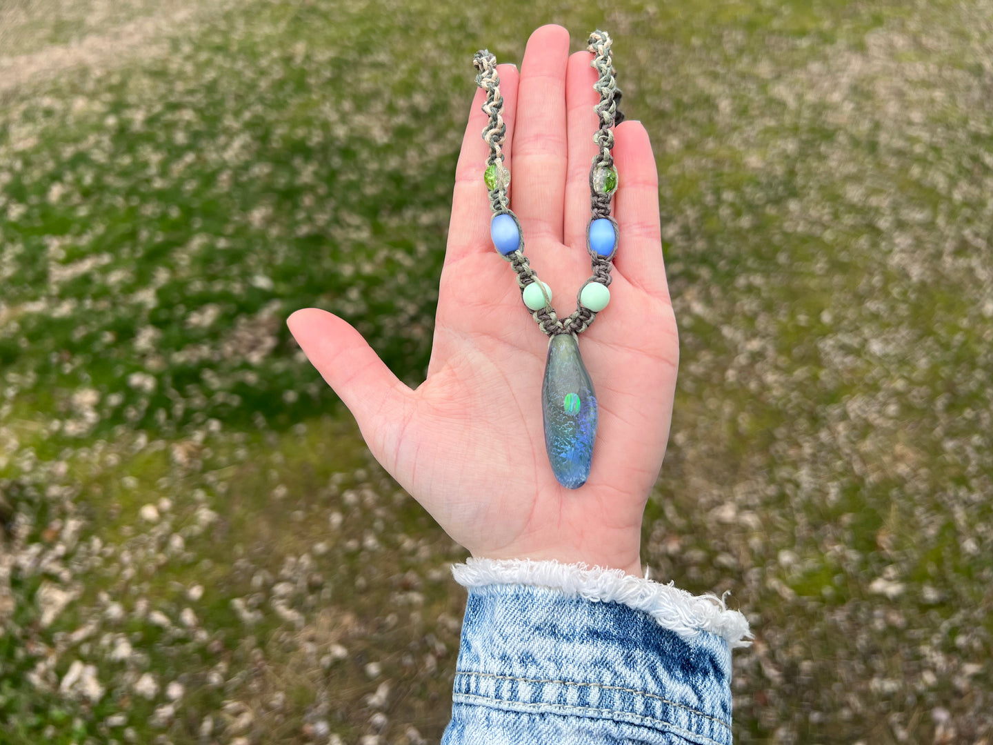 Trippy Hemp Necklace