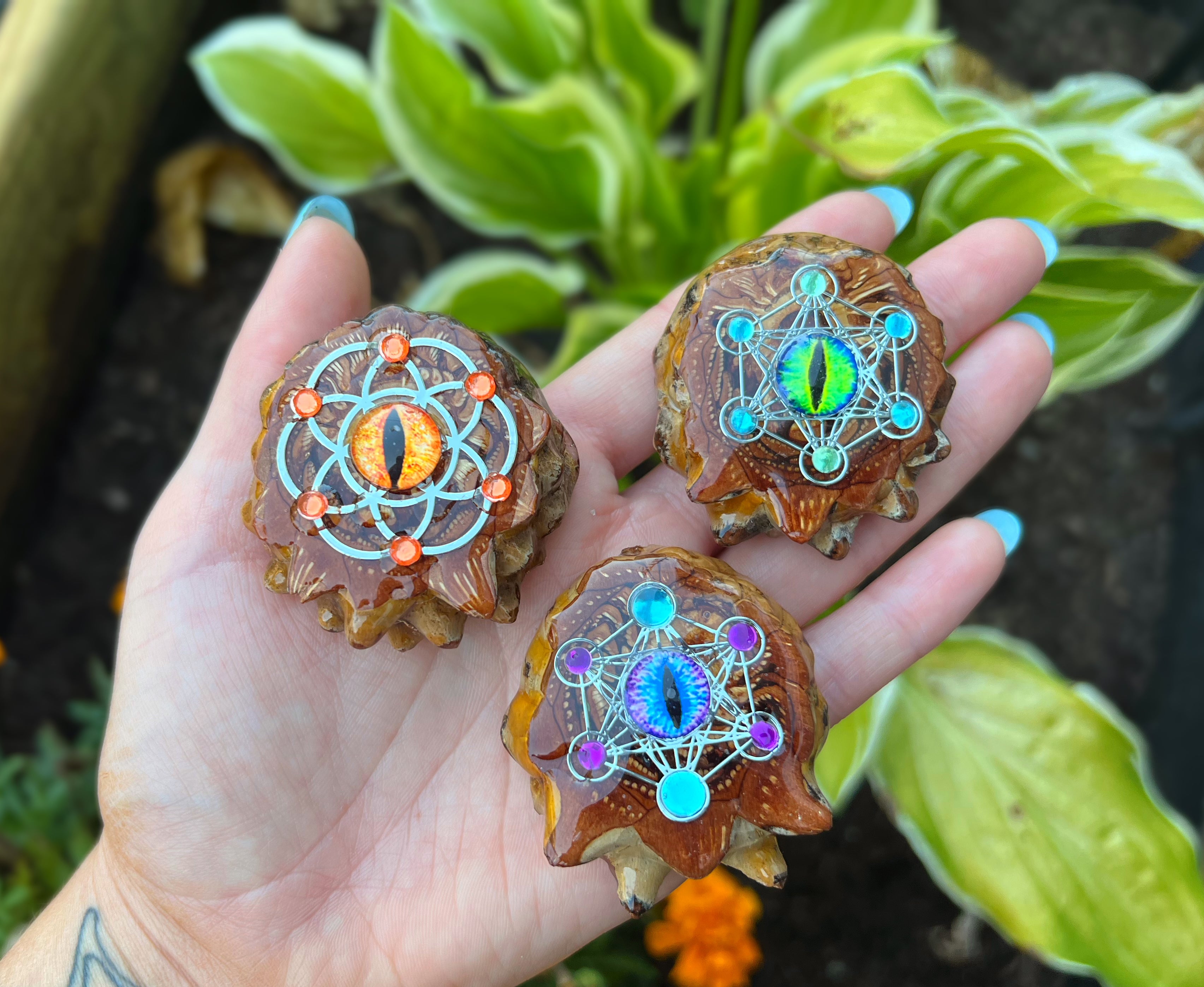 Pinecone Pendant with Charoite (Mini) by Third Eye Pinecone deals