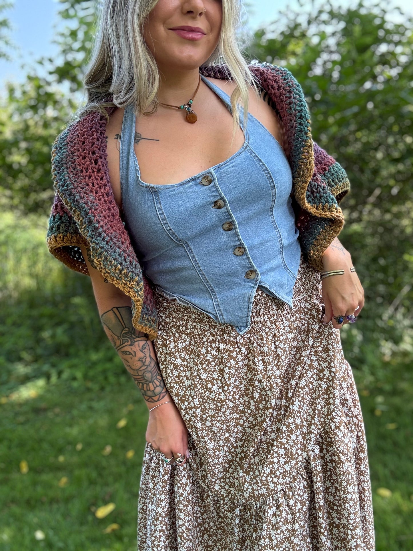 XS-M Flower of Life Shrug