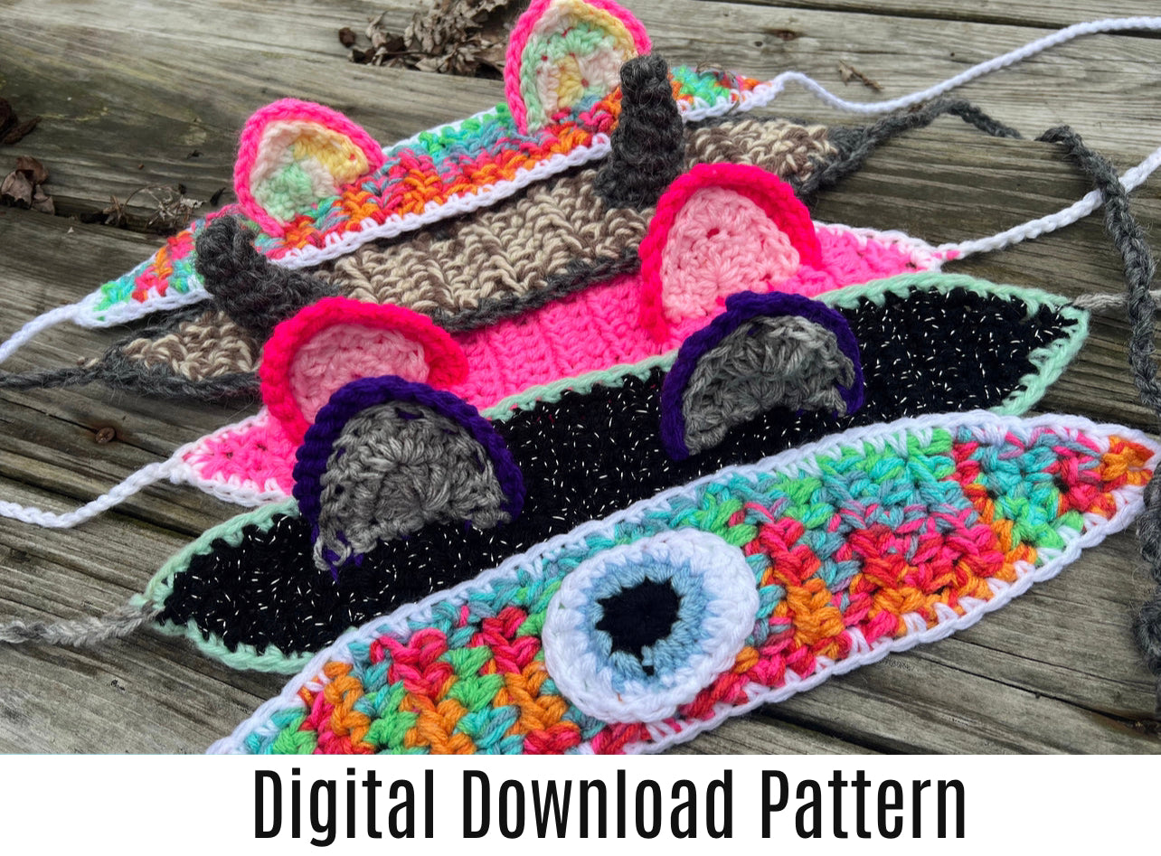The Forest Friends Headband PATTERN - Digital Download Only