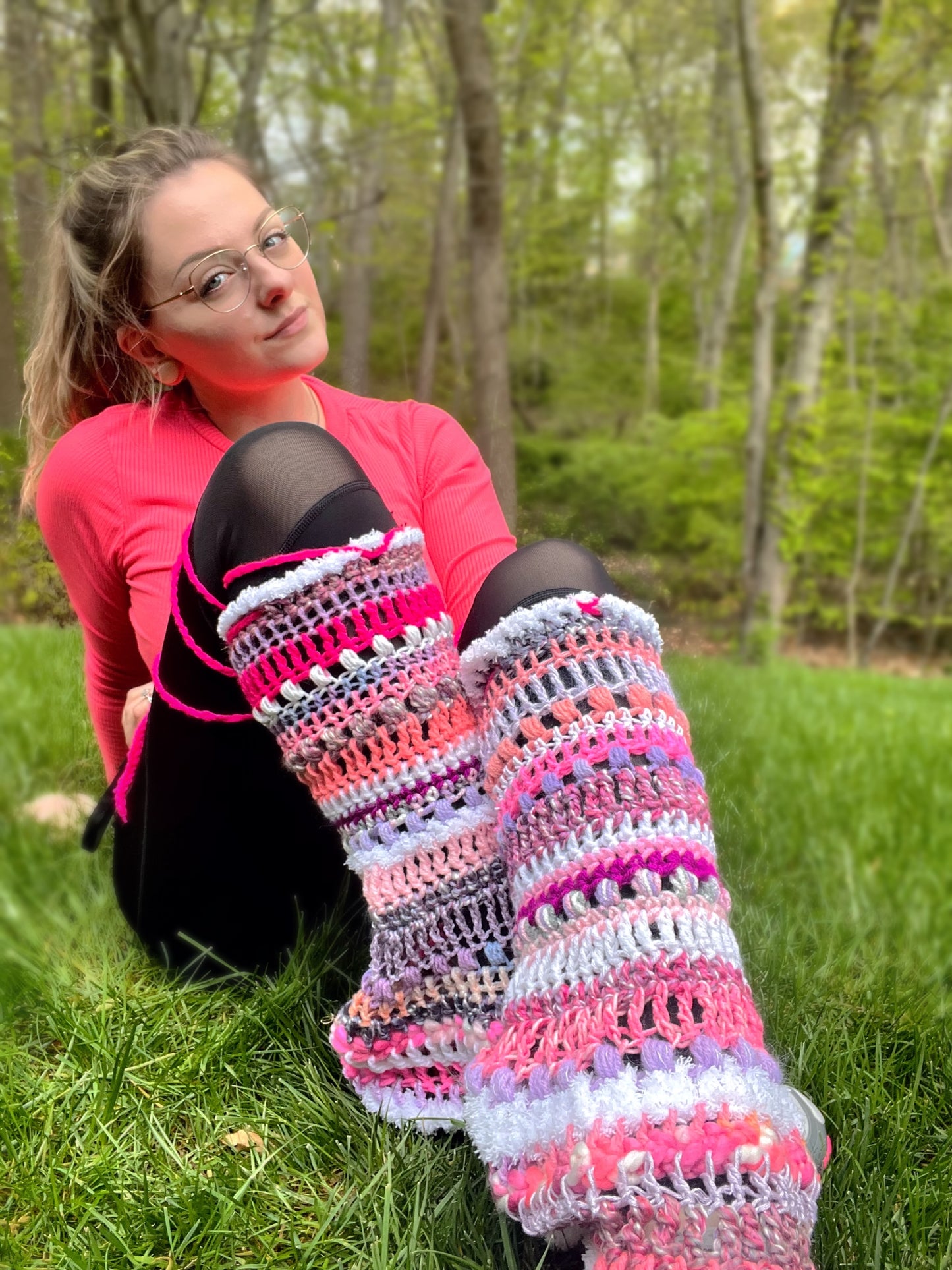 The Fairy Flares Pattern - Digital Download - Crochet Leg Warmers