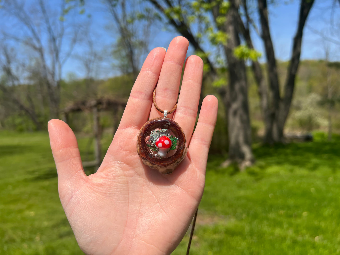 Mini Pinecone Pendant