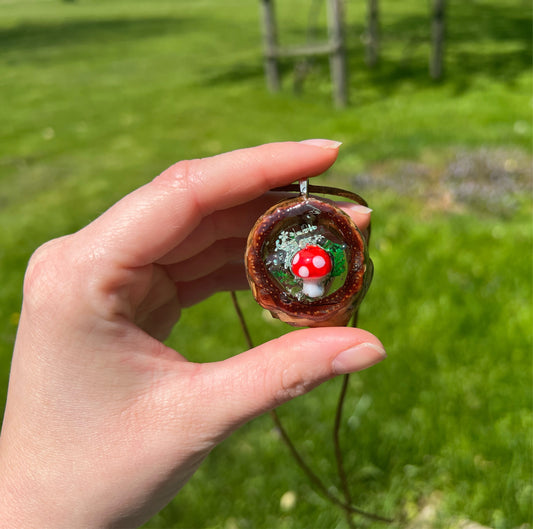 Mini Pinecone Pendant