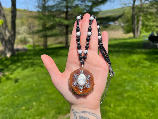 Pinecone Necklace and Choker Set