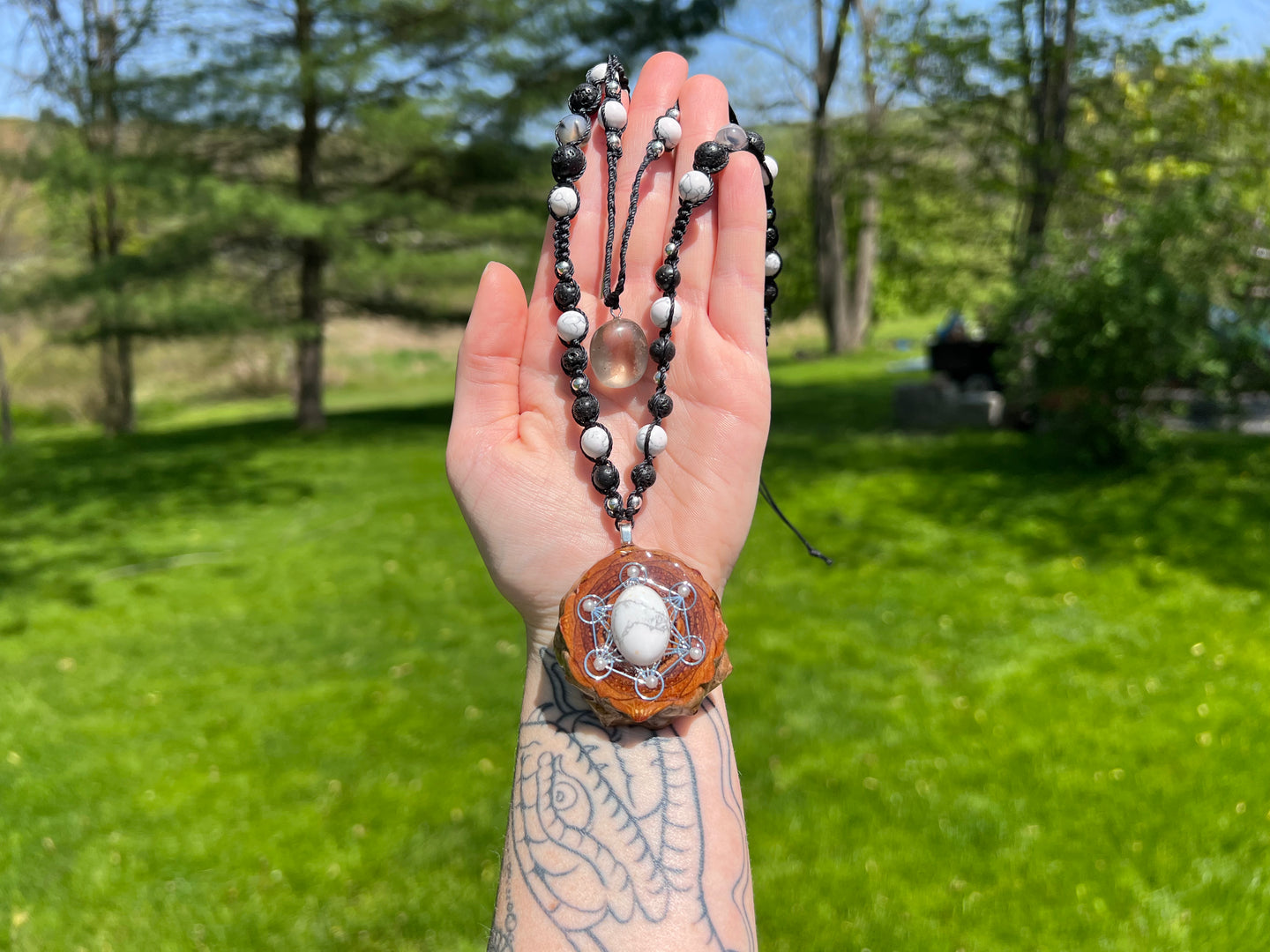 Pinecone Necklace and Choker Set