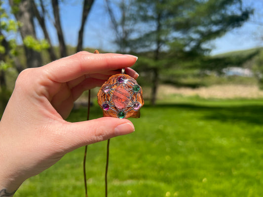 Sacred Geometry Pinecone Pendant