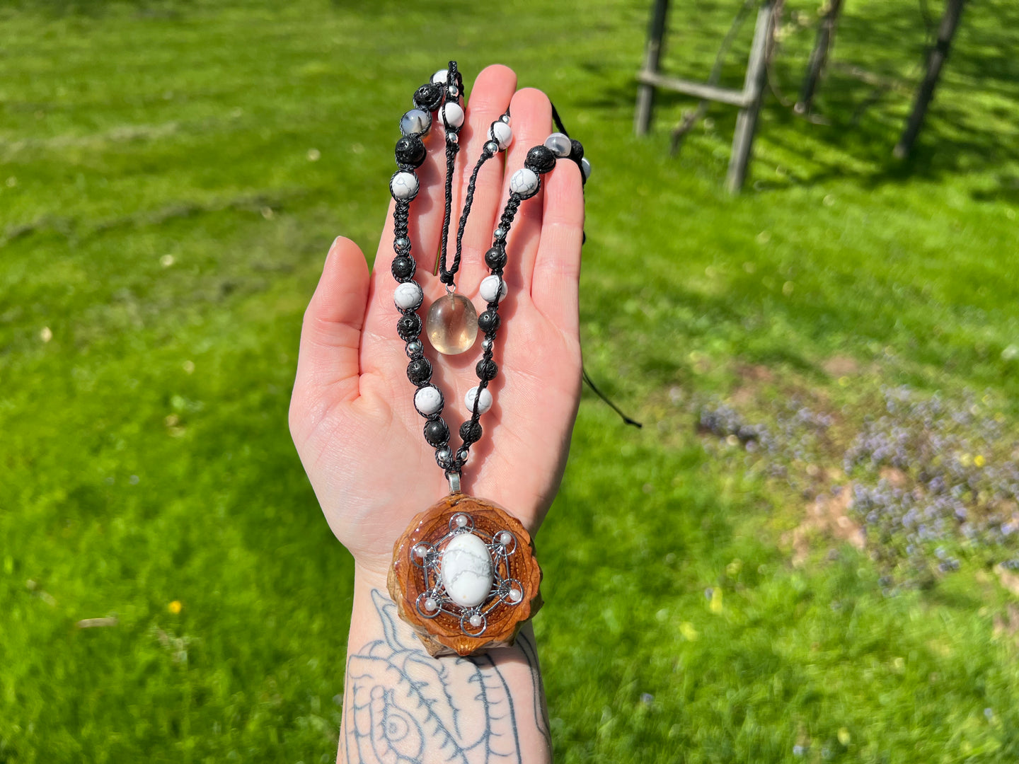 Pinecone Necklace and Choker Set