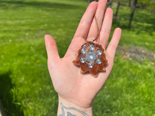 Sacred Geometry Pinecone Pendant