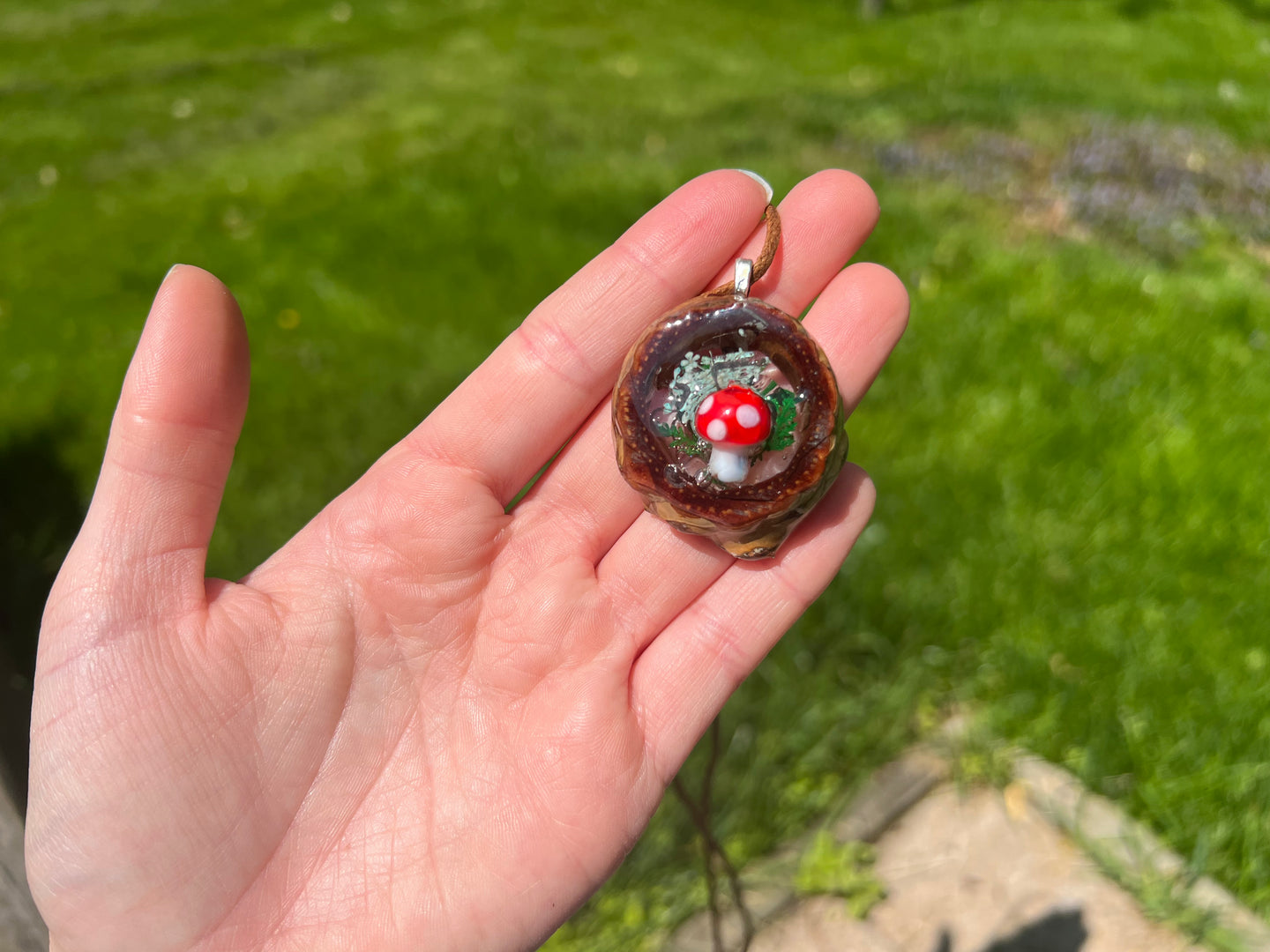 Mini Pinecone Pendant