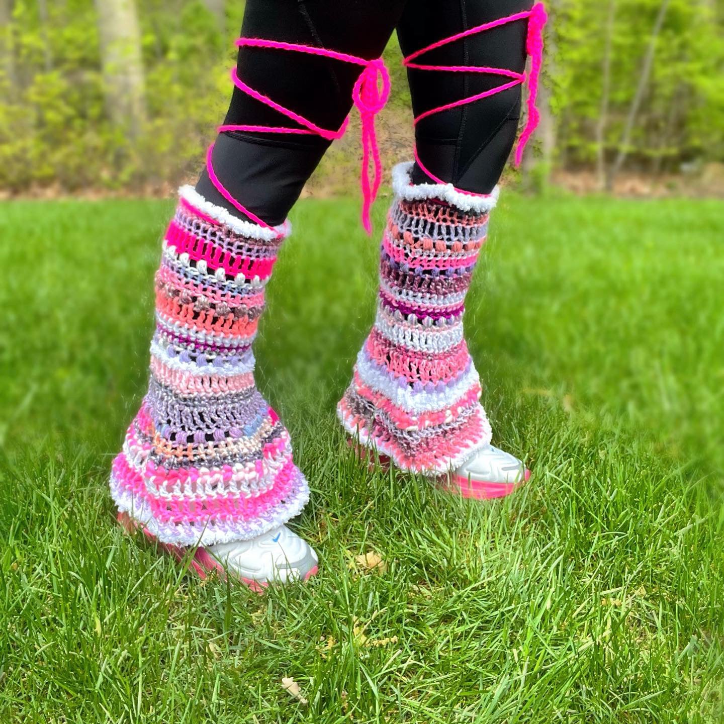 Crochet Flared Legwarmers PATTERN ONLY -  UK