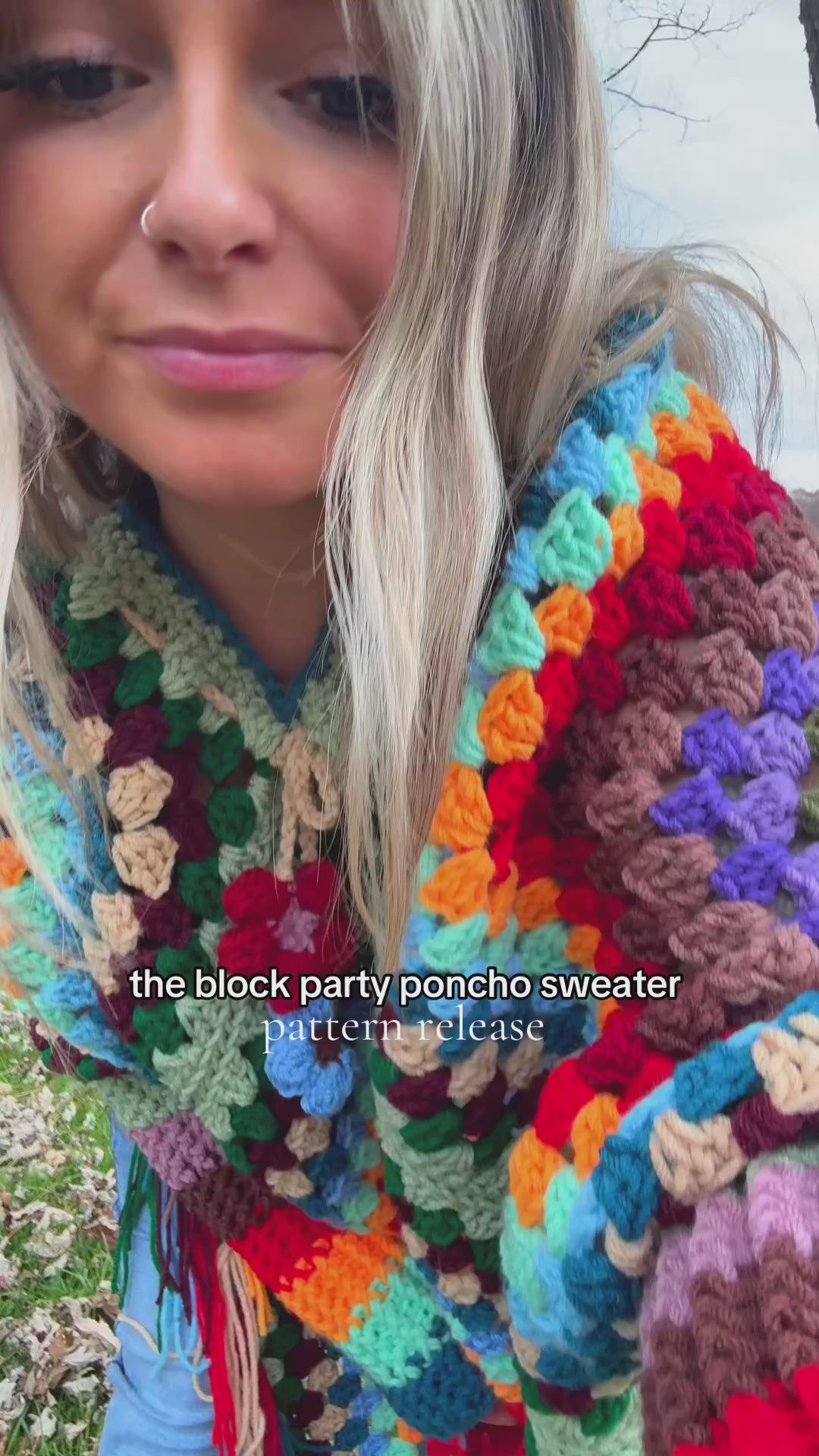 Custom Sweater Poncho (2XL)