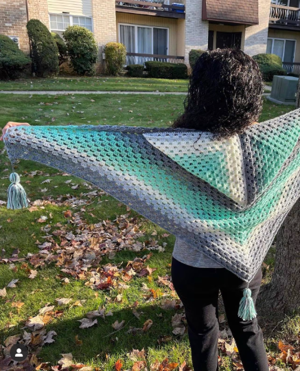 Granny Hooded Poncho Pattern