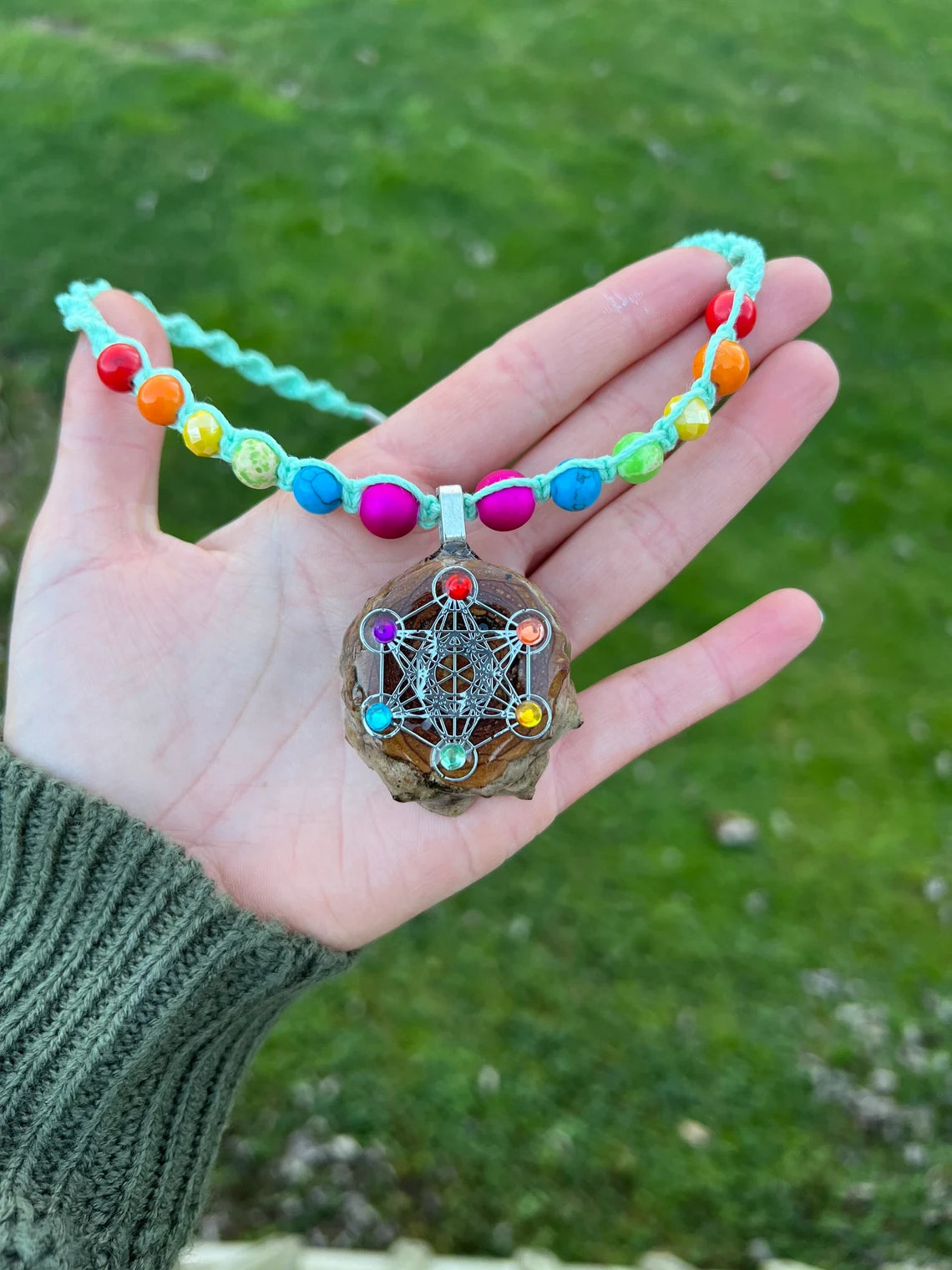 Pinecone Hemp Necklace