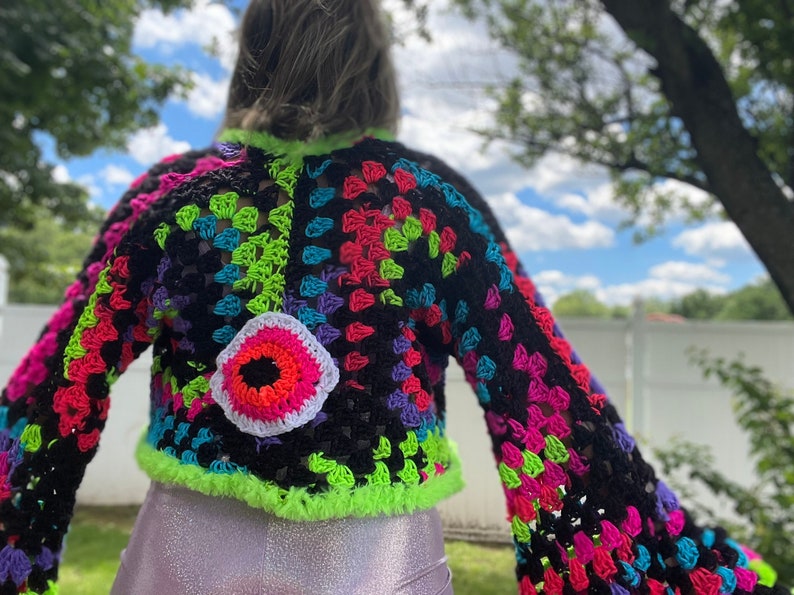 MTO - Third Eye Festival Crochet Cardigan