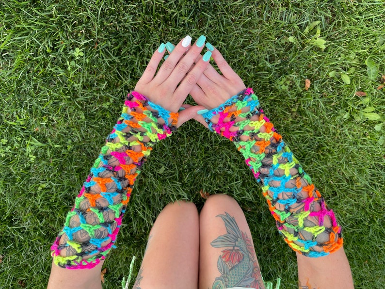 XS/S Mesh Fingerless Gloves