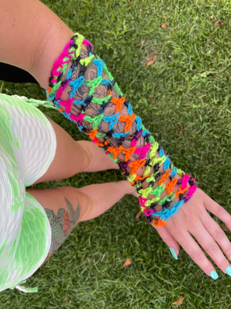 XS/S Mesh Fingerless Gloves