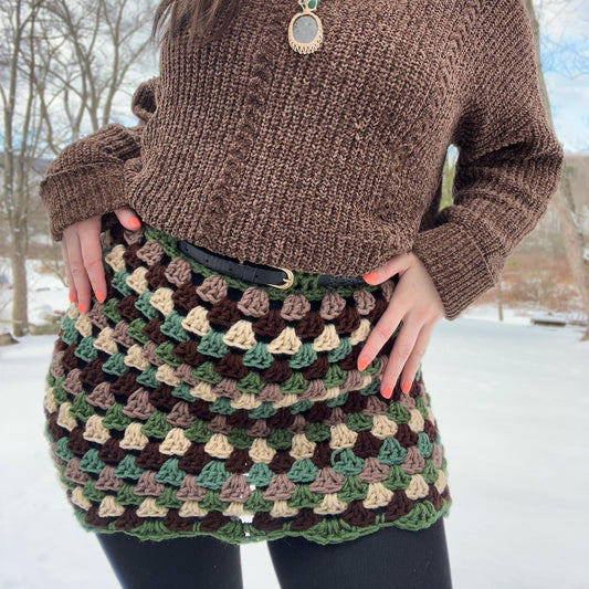 M/L Crochet Skirt